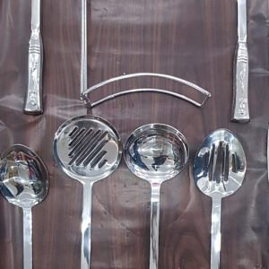 7pcs Stainless Steel Cutlery Set with Holder Stand High Quality