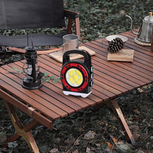 HB-6678C 20W Ergonomic Multi-Functional Portable Solar Lamp