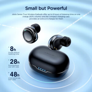 Joyroom JDots JR DB1 Mini TWS Bluetooth 5.3 with 28 Hours Playtime Deep Bass Wireless Earbuds