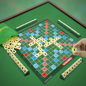 Scrabble Board Game Original Letter Matching For Kids Adults Families Education Spelling Alphabet Language Toys