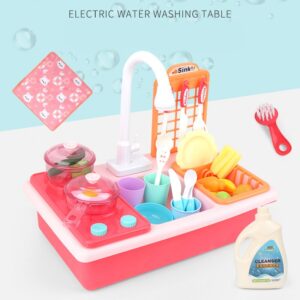Pretend Kitchen Children’s Simulation Electric Dishwasher Toy